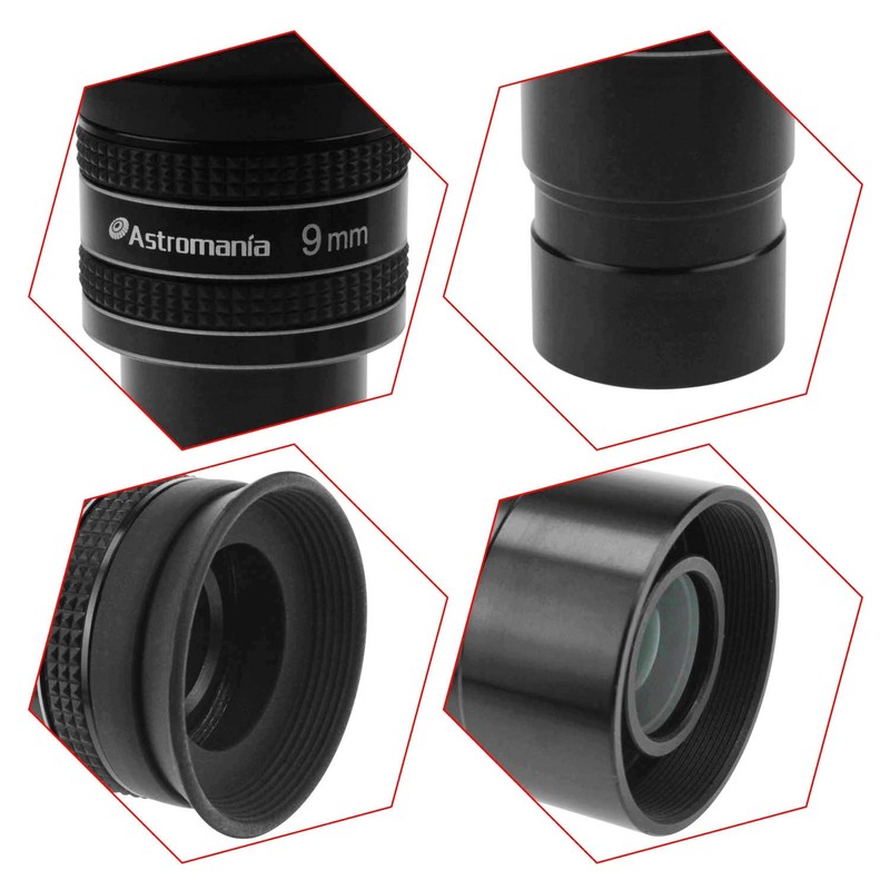 Astromania 1.25" 9mm 58-Degree Planetary II Eyepiece for Telescope