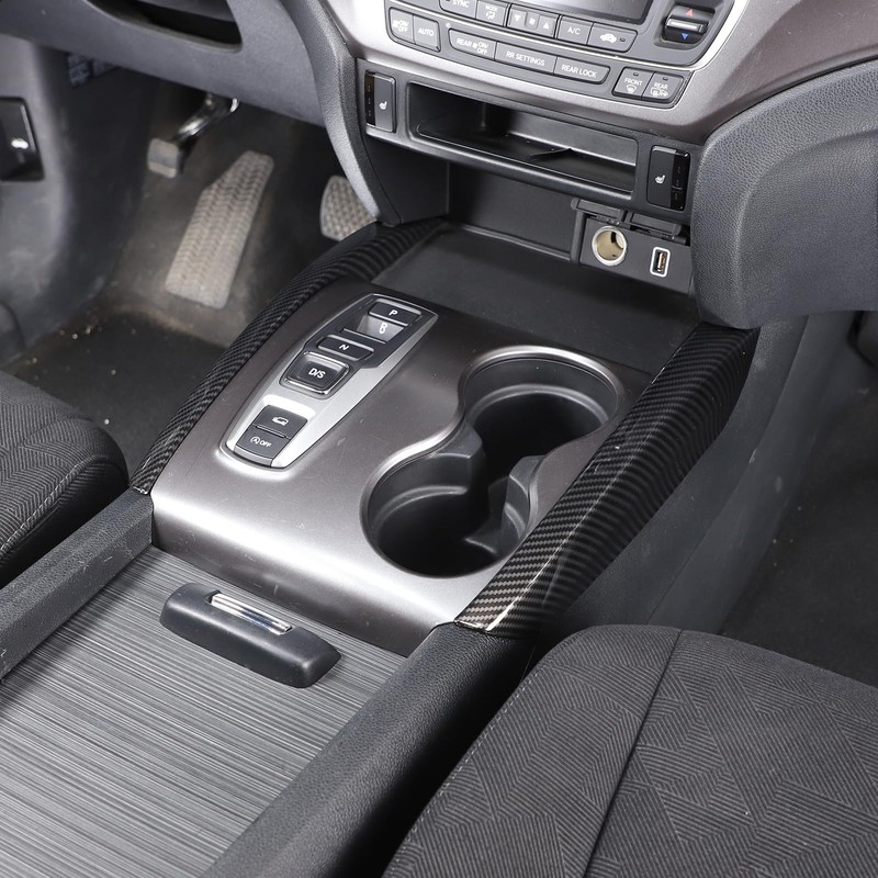 HIRUFAIT Gear Shift Side Trim for Honda Pilot 2016-2022/ Ridgeline