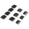 10pcs Hair Clipper Guide Comb Universal Clear Number Guide Comb