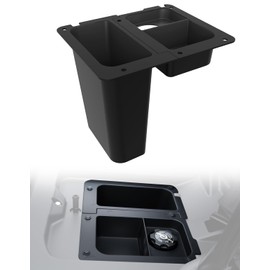 XATVXUTV Underseat Storage Box for Honda Pioneer 700, UTV Under Seat Storage Bin 4.4L Waterproof Dry Storage Box for Honda Pioneer 700-2 700-4 2014-2025 Accessories