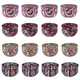 KNOURT 32 Pack Scented Candles Gift Set, Natural Soy Wax Travel Tin Candles for Home Scented, Ideal for Christmas, Birthday, Thanksgiving, Valentines Day Gifts