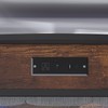 AROMUSTIME Twin XL Size Bed Frame with Upholstered Headboard &