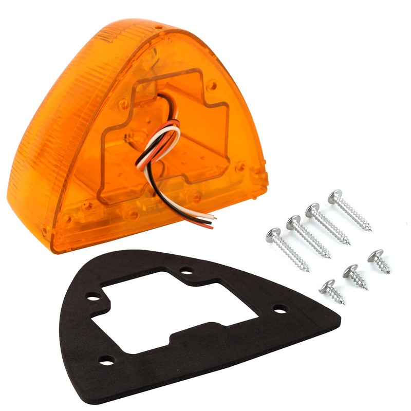 Jamarco 2Pcs for Peterbilt Amber Headlight LED Turn Signal Indicators
