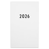 Greeting Life Noritake Planner 2026 B6 Slim Monthly Hardcover White