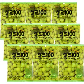 Kasugai Muscat Gummy Candy 3.77oz (9 Pack)