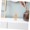 Operitacx Blank Wooden Figure Craft Kit 4pcs Drawing Robot Decor