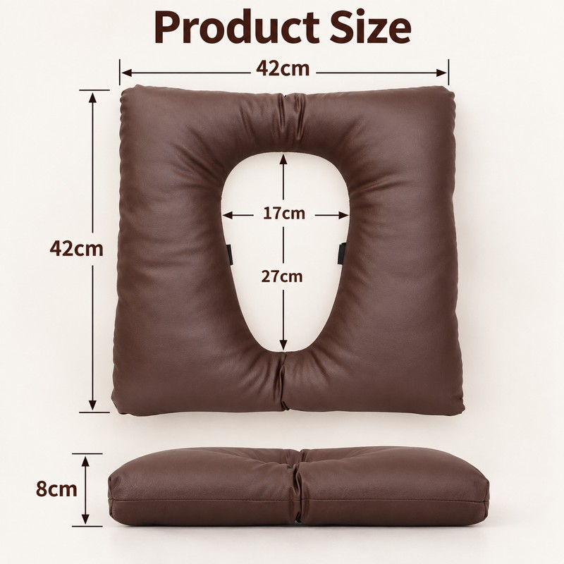 Bedridden Elderly Toilet Seat Cushion for Bedside Toileting – Soft
