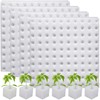 Eshylala 400 PCS Hydroponic Sponge Planting Tool Square Seedling Sponges