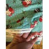 Moda Urban Chiks Sweet Christmas Turquoise Snowman 1/2 Yard OOP