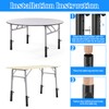 4pcs Folding Table Risers Folding Table Leg Extenders Levels Height