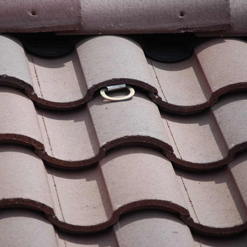 2815-T Super Anchor Safety Tile Roof Retrofit Anchor Kit with