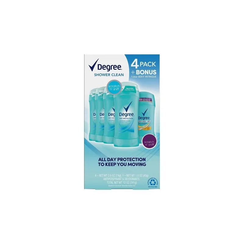 Degree Desodorante Antitranspirante Mujer 5pack Fragancia SEXY INTRIGUE