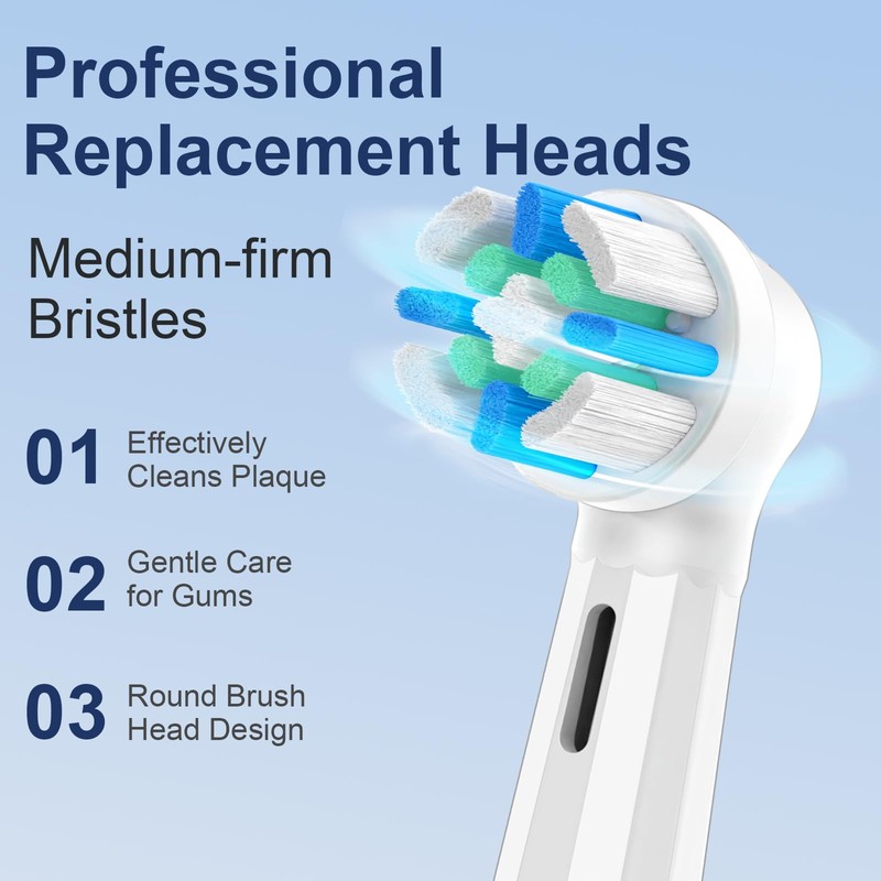 8 Pcs iO Replacement Heads Compatible with Oral B iO