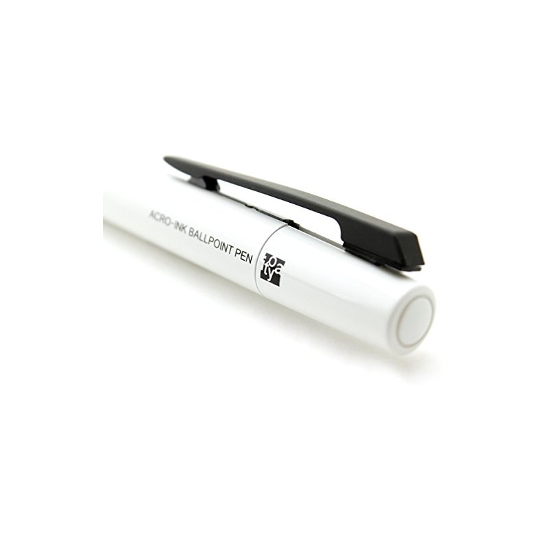 ITOYA 110 Acro Ink Ballpoint Pen (White)