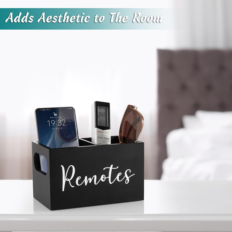 DRASTAR Remote Control Holder, TV Remote Holder, Remote Organizer Caddy