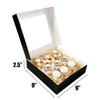 Bakepacker Bakepacker 36pcs Black Pie Boxes 9x9x2.5 inches Easy Assemble
