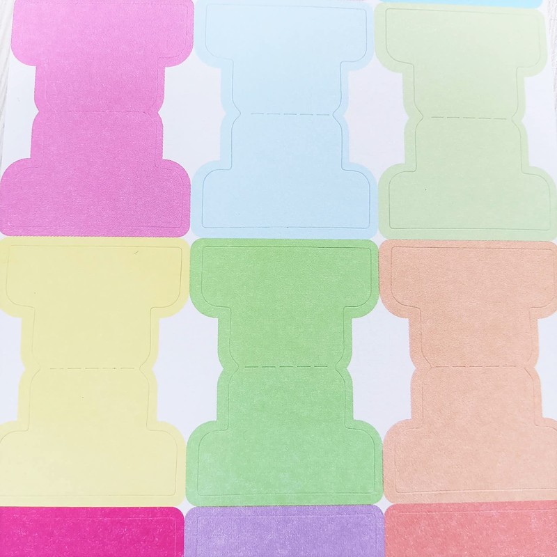 Monthly Tabs Planner Stickers Double Sided Index Tabs Writable Note