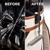 Lunarthos Golf Club Bag Clip - Black Plastic Putter Holder,