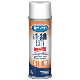 Sprayway Residue-Free Anti-Static Spray, Reduce Static Cling, Eliminate Static Shock, 6 Oz