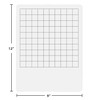Dry Erase Board Blank Hundred Chart, Student Practice for School
