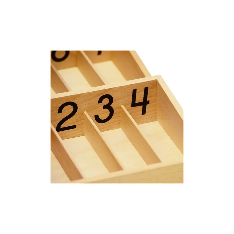 Caja De Husillo Numerada De Elite Montessori Con 45 Husos