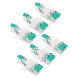 20PCS 1 in 2 Out Lever Wire Connectors Compact Wire Conductor Connector with Electrical Terminals Lever Nuts for 10-20AWG Wires 41A 450V Wire Splice Connector