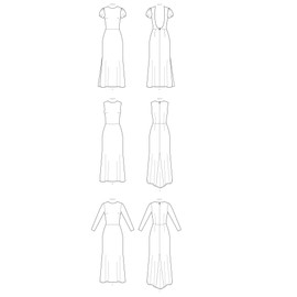 McCall's Misses' & Women's Special Occasion Dresses Pattern M8038RR Women's Special Occasion Dresses, Paper, Various, RR (18W-20W-22W-24W)