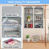 punemi 3-Shelf Hanging Closet Organizer, 2 Pack Closet Hanging Organizer