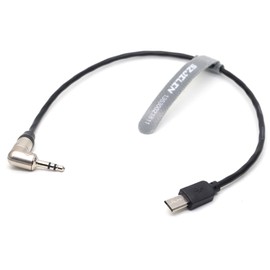SZJELEN Tentacle Sync Timecode Cable for Sonys FX3 A7S3 A1 Camera 3.5 Audio Plug to Micro-USB Timecode Cable