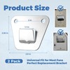LUTQ 2-Set Heavy Duty Wall Fan Mounting Bracket - Solid