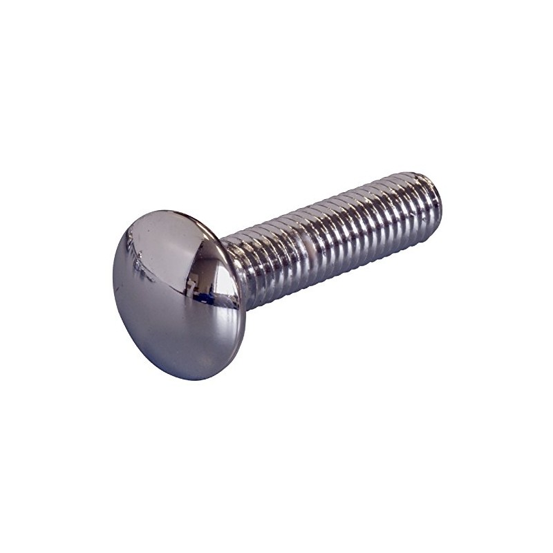 The Hillman Group 943120 Chrome Carriage Bolt, 1/4 x 1-1/2-Inch