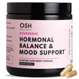 Ayurvedic Hormone Balance for Women | Cortisol Manager | Regulates Estrogen | Made in USA | Ashwagandha, Rhodiola, & Shatavari | Mood, Energy, & Sleep Support | Stress Relief | 60 Ct. - OSH Wellness