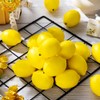 Cindeer Fake Lemons Fake Fruit Faux Yellow Lemon Decor Lifelike