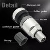 Ollanoos 4Pcs HLV012 TPMS Clamp-in Valve Stem, Replacement for Ford