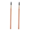 Didiseaon 2pcs Dual Brow Pencil Brush Eyebrow Makeup Pen for Natural Looking Eyebrows Brown and Gray and Smudge