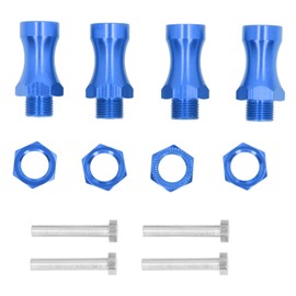 RC 12mm to 17mm Metal Wheel Extension Hex Conversion Adapter Widener 30mm for 1/10 Off Road RC Car Dark Blue