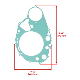 Caltric Clutch Gasket for Arctic Cat 375 Auto 2X4 4X4 2002