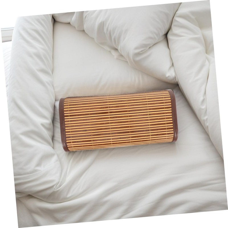 Ciieeo 2pcs Summer Pillow Hollow Bamboo Pillow Sauna Headrest Cooling