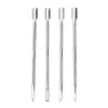4 pieces cuticle pusher, 2 in 1 professional nail pusher