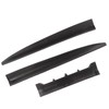 3PCs Car Rear Window Roof Spoiler Trunk Kit Tail Spoiler