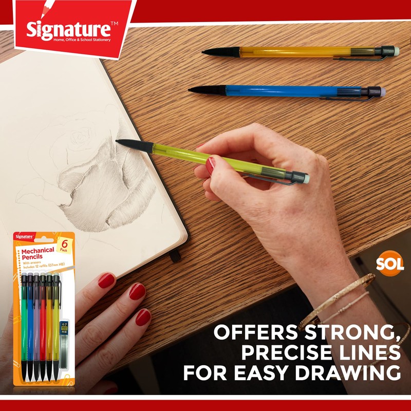12pk Mechanical Pencil 0.7mm HB | Mechanical Pencils Set With