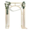 DYRABREST Wedding Arch Backdrop Stand, Freestanding Square Outer Arch Inner