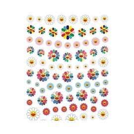 Generic Happy Emoticons Amazing Extra Thin Nail Stickers R352 Nail Wraps Art Stickers Manicure Supplies for Women for Home Nails Full Long Lasting Easy Apply and Remove