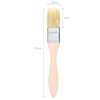 5pcs Wooden Pastry Brush Pastry Brush Heat Resistant Basting Brush