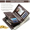 Cartera para hombre con RFID y 11 ranuras – Cuero