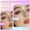 Losha Lashes Spiky Manga Lashes Wispy Anime False Eyelashes 9