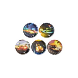 ergobag Klettie Set, Motif World, Theme World, Velcro Surfaces, Collecting Fun, Personalisation, Racing Cars, Colourful