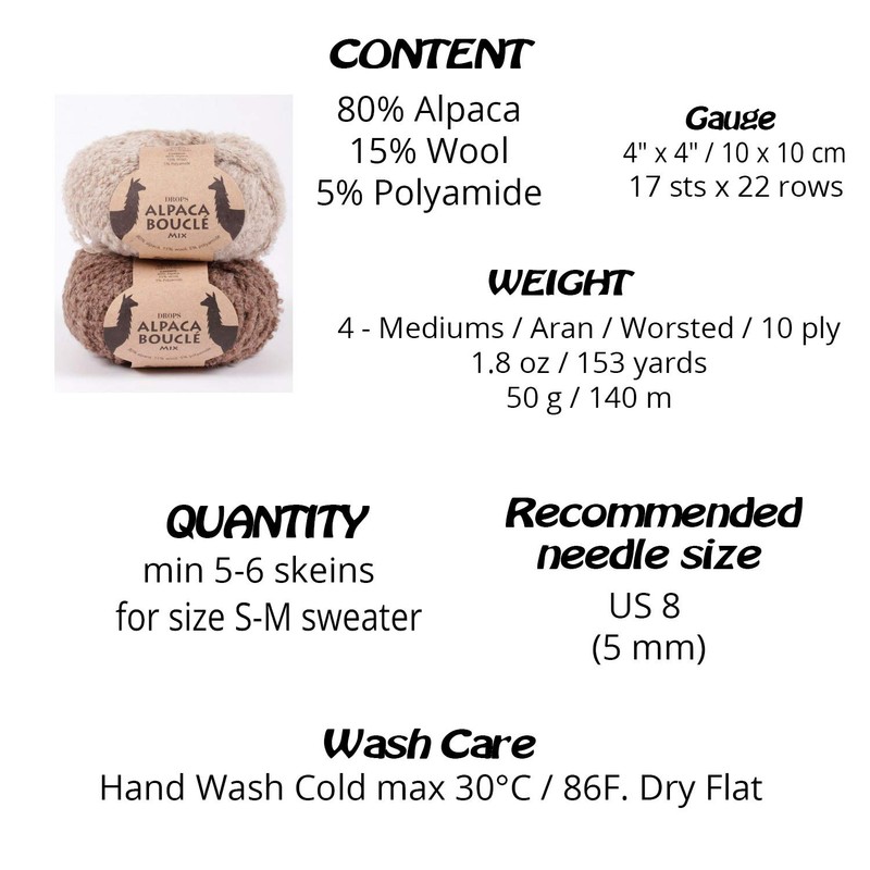 DROPS Alpaca Boucle 0517 MIX Grey