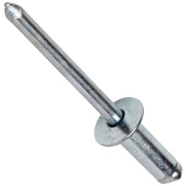 Merriway BH04089 (50 Pcs) Alloy Heavy Duty Pop Rivet, 4.8 x 12 mm, 3/16 x 1/2 Inches - Pack of 50 Pieces