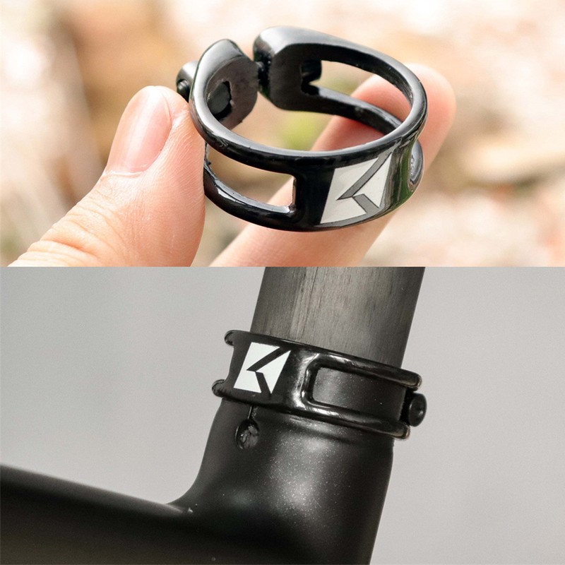 Bike Seat Post Clamp Carbon Fiber Lightweight Durable Construction Bicycle